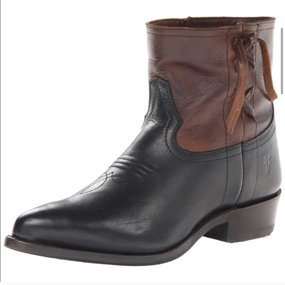 Frye Billy Cross Stitch Short Ankle Boot